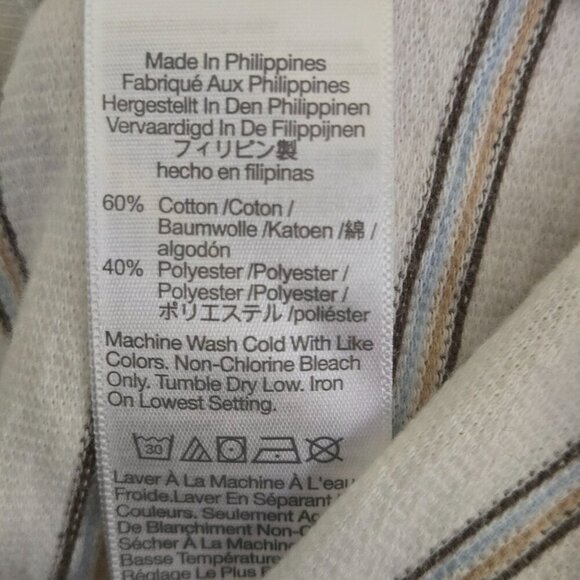 Madewell Striped Puff Drop Shoulder Balloon Sleeve Striped Top 2022 Size M - Picture 13 of 14